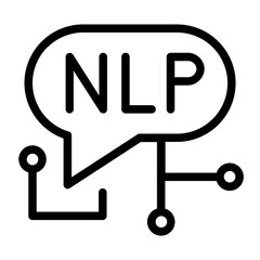 Natural Language Processing Icon