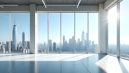Sleek Interior of a Modern Office Building