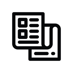 Fototapeta premium storyboard line icon. Clean and minimalist vector icon for websites, mobile apps, presentations, and logos. Fully scalable and customizable for any project.