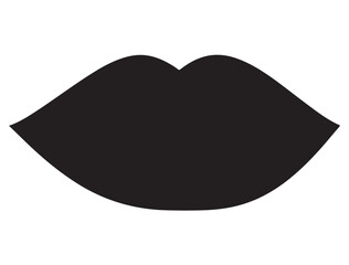 WOMAN LIPS SILHOUETTE 