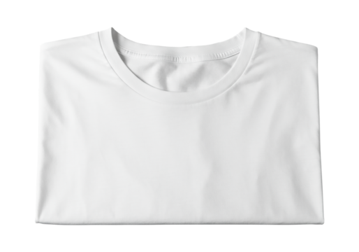 Blank White T-Shirt Mockup Perfect for Design Presentations and Apparel Showcases