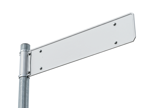 Blank Street Sign  A Clean, Modern, and Versatile Design Element for Your Projects. Perfect for Mockups, Presentations, and Visualizations.
