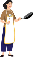 woman cartoon Asian character modern style avatar