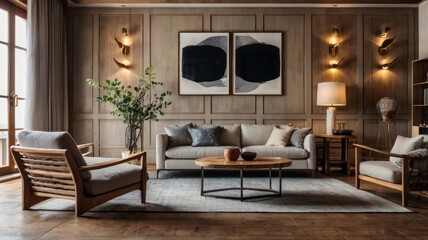 Modern living room interior design (2)