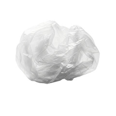 Obraz premium Plastic packaging bag mockup on transparent background, to support sustainability efforts on International Plastic Bag Free Day.