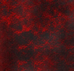 An abstract textured background featuring bold red and deep black tones