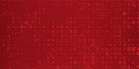 Red diagonal geometric shape with halftone. Modern fiber textured vector eps 10