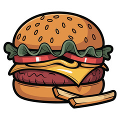 burger with a burger