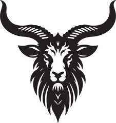 Obraz premium Majestic Beast Mountain Goat Head 