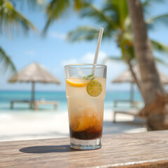 cocktail on the beach