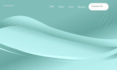 Smooth Gradient Wave Business Abstract Background Vector, Elegant Presentation Design EPS.