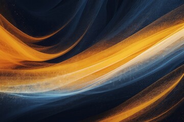 Abstract design of flowing, translucent fabrics.