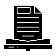 File glyph icon