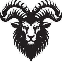 Majestic Beast Mountain Goat Head 