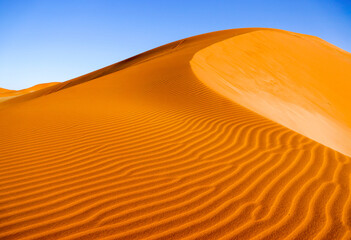 sand dunes in the sahara desert