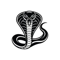 Fototapeta premium Cobra Tattoo icon vector illustration