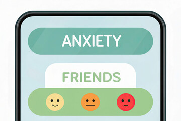 Online Mental Health: Empowering Digital Conversations Concept. Engaging in online conversation about mental health can enhance emotional wellness and provide vital support through remote therapy