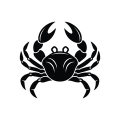 crab icon vector illustration isolated on white