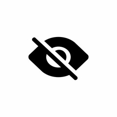 closed eye icon