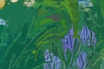 Various oil paintings, flowers, geese, tulips, lakes, rabbits, spotted deer, birds, chrysanthemums, landscapes