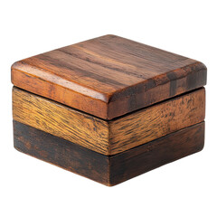 corner box with lid isolated on transparent background