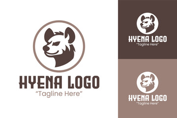 Creative Hyena Logo Design with Bold Lines for Animal Branding