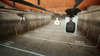 軍事トレーニング施設　射撃場 © タラコおにぎり