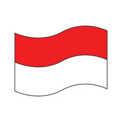 flag of indonesia	