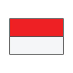flag of indonesia	