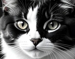 Close-up portrait of a cat