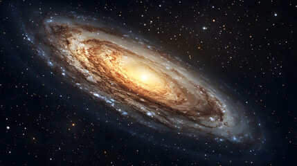 Fototapeta premium Spiral Galaxy in Deep Space