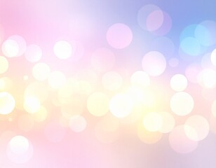 パステルカラーの玉ボケ3
