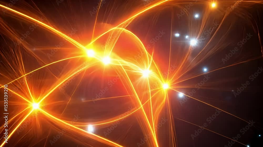 Poster vibrant energy patterns illuminate dark background in stunning visual display