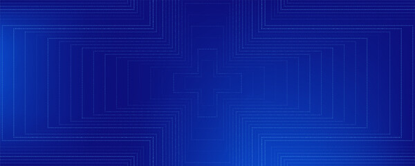 Healthcare Medical Plus Pattern. Blue Mathematical Plus Symbols Pattern. Math Design Elements Background. Medical Tech Background. Vector Illustration.