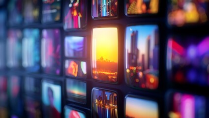 Vibrant Cityscapes and Golden Hour Sunsets A Stunning Collection of High-Resolution Images