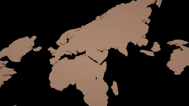 Map Location Pointers Icons 3D Animated Video