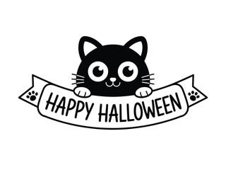 Fototapeta premium Halloween Party Vector Design: Pumpkin, Witch, Spiders and Bats