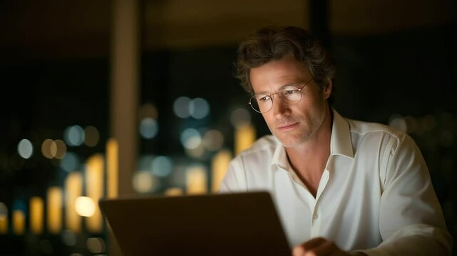A professor analyzing sociological data in an academic setting