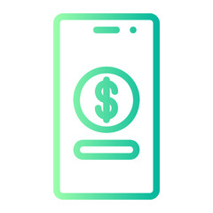 payment gradient icon