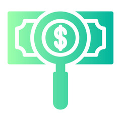 money gradient icon