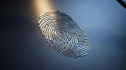 This futuristic image captures the essence of identity authentication, showcasing the digital scanning process and the innovative technology behind personal access.