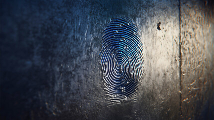 This futuristic image captures the essence of identity authentication, showcasing the digital scanning process and the innovative technology behind personal access.