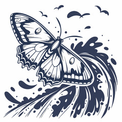 Wet Ink Overlay Texture