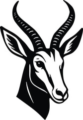 Springbok springbuck antelope head