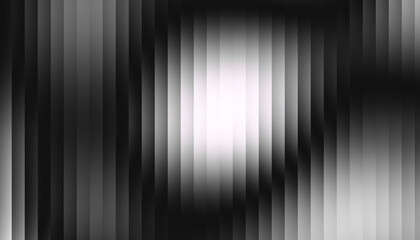 Fractal Glass Gradient Texture. Reed vertical lines patterned glass, overlay with transparent background. Universal monochrome black background stylish gradient