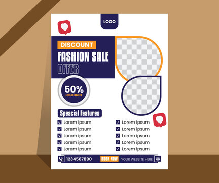 Stylish fashion poster featuring bold colors, elegant models, and trendy layouts to showcase the latest styles with a modern, chic vibe.