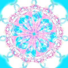 abstract snowflake background