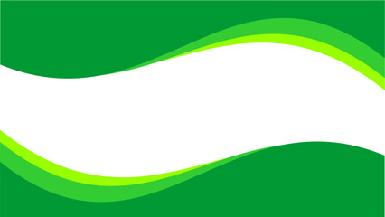 Abstract Green Wave Background Design Modern & Elegant Template