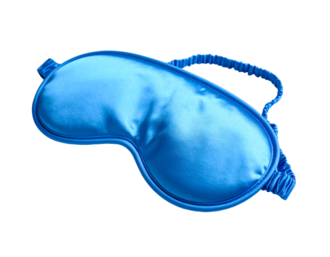 Blue sleep mask for restful sleep and relaxation