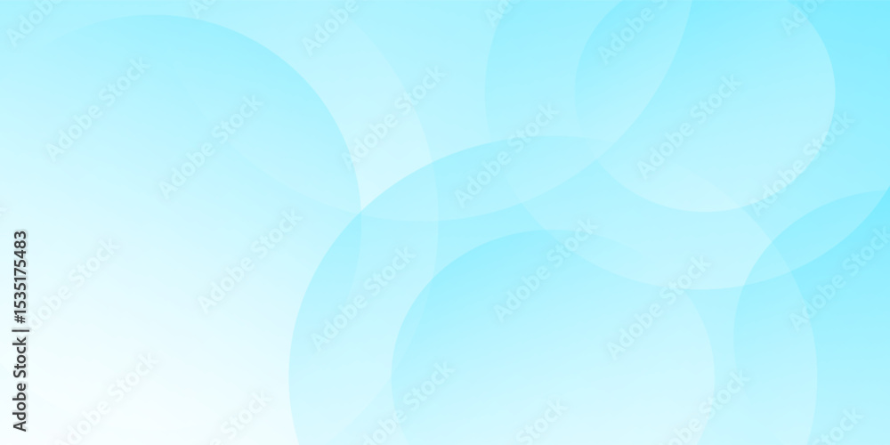 Poster abstract blue gradient background with overlapping circular shapes. vector eps10